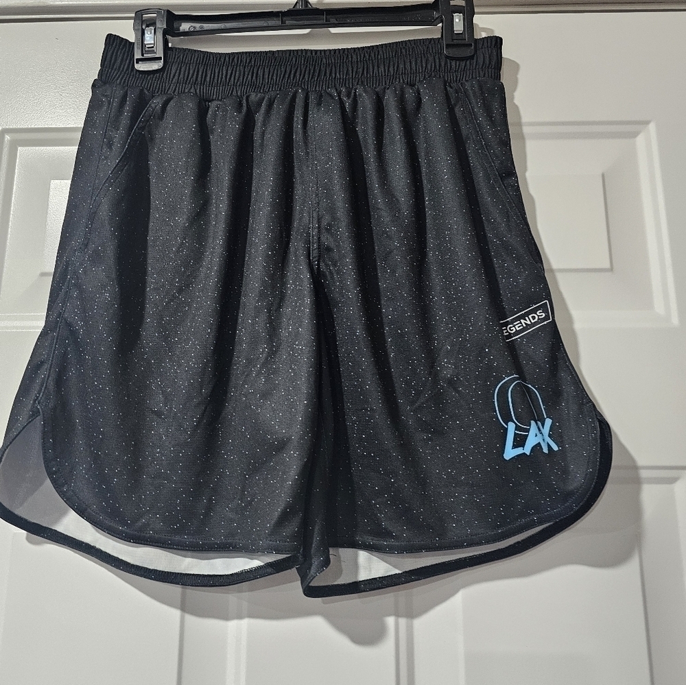 Legends  Blue speckled shorts size large light weight